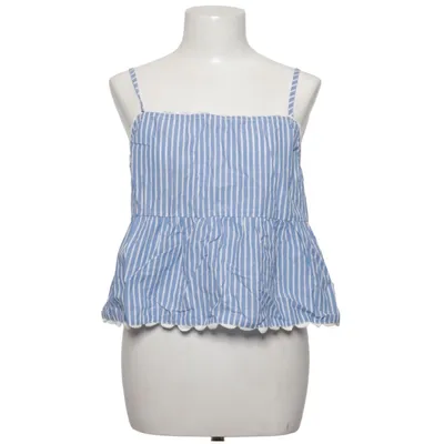 Crop top (Blauw, Wit) van Next Katoen