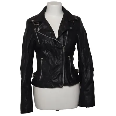 Veste de motard (Noir) de Cigno Nero Cuir, Polyester