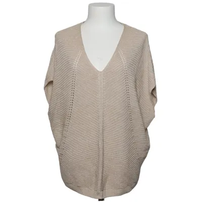Top (Beige) van Norah Metallvezel, Viscose