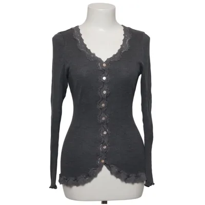 Strickjacke (Grau) von Rosemunde Baumwolle, Seide