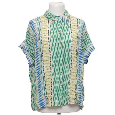 Short sleeve shirt (Blue, Green, Beige, Multicolored) from Suncoo Viscose