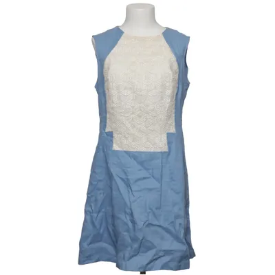 Jurk (Blauw, Wit) van Vivian Ray Katoen, Linnen, Polyamide, Polyester