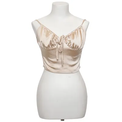 Crop top (Beige) van Verge Girl