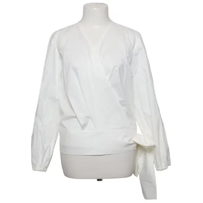 Blouse portefeuille (Blanc) de Mykke Hofmann Coton