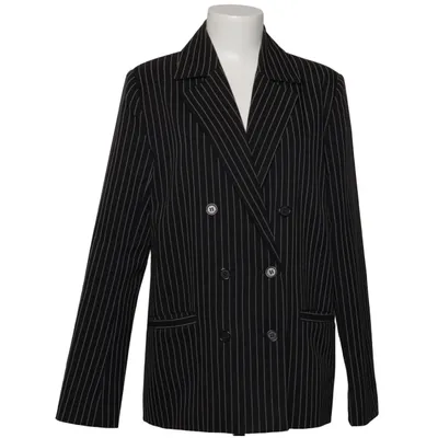 Kavaj (Svart, Vit) från Monica Geuze x NA-KD Polyester, Viskos
