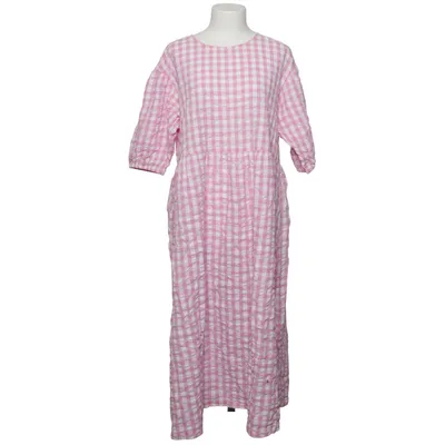Jurk (Roze, Wit) van Monki Katoen
