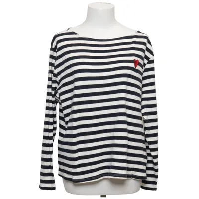 Långärmad t-shirt (Svart, Vit) från Women Essentials by Tchibo Ekologisk bomull