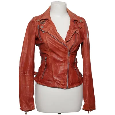 Bikerjack (Bruin) van Freaky Nation Katoen, Leer, Polyester