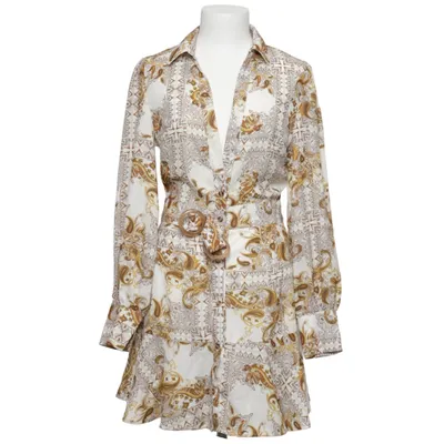 Dress (White, Brown) from Missguided Polyester