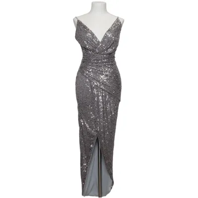 Evening gown (Silver) from Jaded Rose Elastane, Polyester