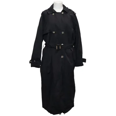Trench coat (Black) from Dreimaster Cotton, Polyamide, Polyester