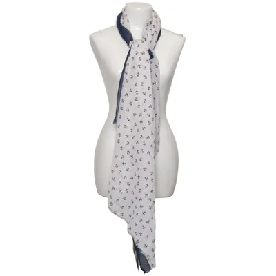 Halsduk (Beige, Blå) från Scarfs 4 You Polyester, Viskos
