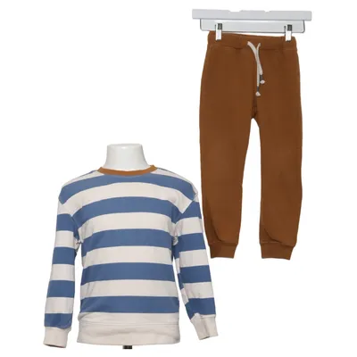 Freizeitanzug (Blau, Braun, Mehrfarbig) von H&M Baumwolle, Polyester