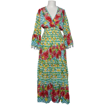 Maxi dress (Blue, Yellow, Multicolored) from Antica Sartoria Cotton