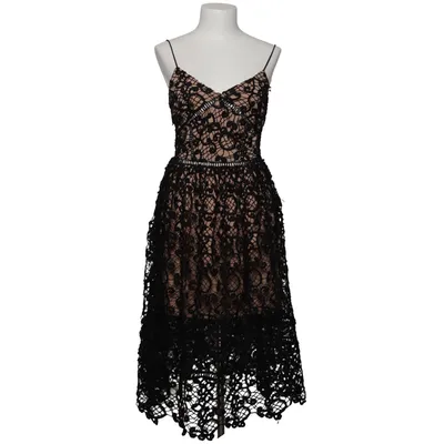 Robe de cocktail (Noir, Beige) de Manosque Polyester