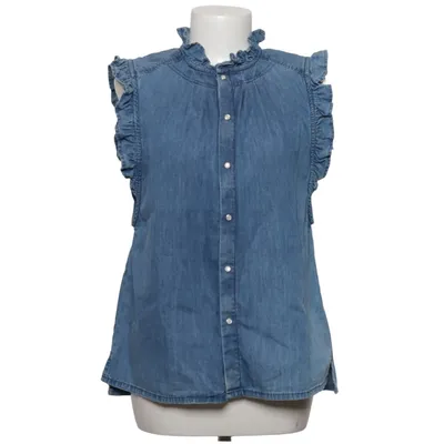 Top (Blau) von Replay Blue Jeans Baumwolle, Seide