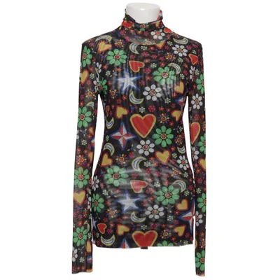 Top (Schwarz, Mehrfarbig) von Stieglitz Elasthan, Polyester