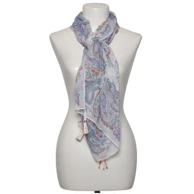 Suit scarf (White, Multicolored) from TCM Polyester