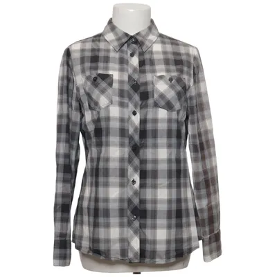 Flannel shirt (Gray, White, Black) from Charles Vögele Cotton