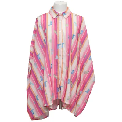 Top (Pink, Orange, Blue) from Xuna Polyester, Viscose