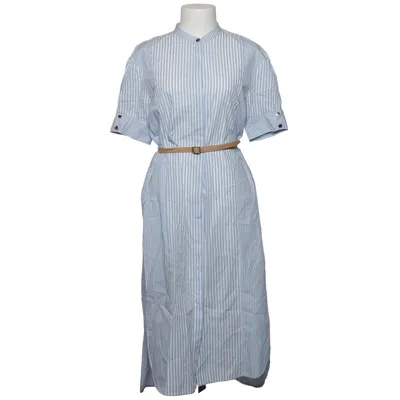 Blusenkleid (Blau, Weiß) von Boss Baumwolle