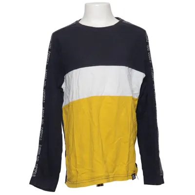 Langærmet t-shirt (Blå, Hvid, Gul) fra Nukutavake Bomuld