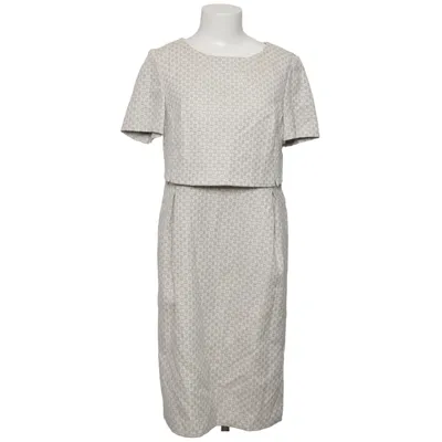 Kleid (Beige, Schwarz, Silber) von Fadenmeister Baumwolle, Polyamid, Polyester