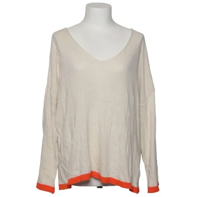 Sweater (Beige, Orange) from Farfalla Acrylic, Cotton