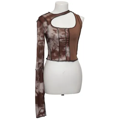 Crop Top (Braun, Weiß, Mehrfarbig) von Solado Elasthan, Polyester