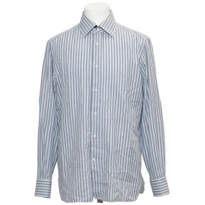 Shirt (Blauw, Wit) van Ermenegildo Zegna