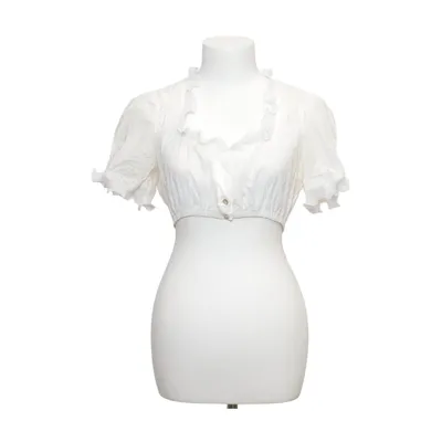 Dirndl blouse (Wit) van Hess Frackmann Katoen