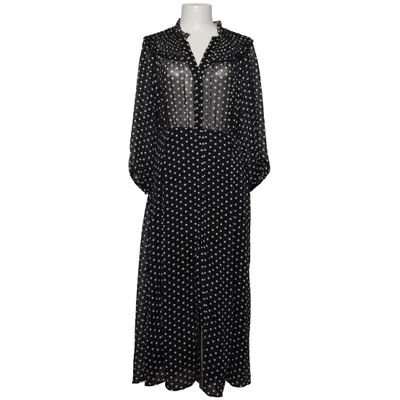 Maxikjole (Sort, Hvid) fra Zara Polyester