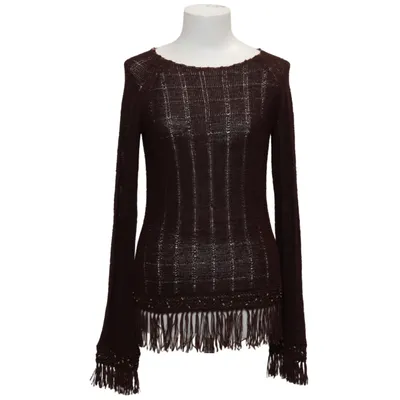 Trui (Bruin) van Alba Moda Polyester, Viscose
