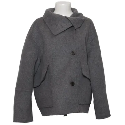 Skepparkavaj (Grå) från Arket Polyester, Ull