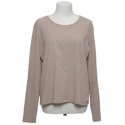 Long sleeve T-shirt (Beige) from H&M Cotton, Elastane