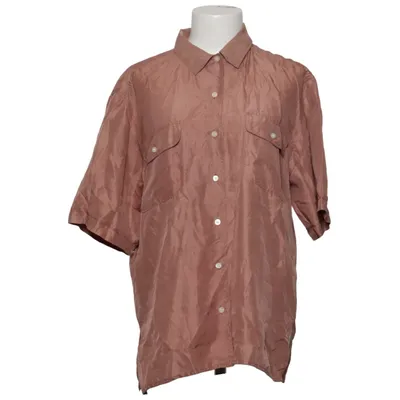 Chemise à manches courtes (Marron) de Pennyblack Soie