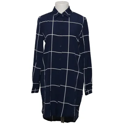 Blouse (Blue, White) from StyleDome Elastane, Polyester