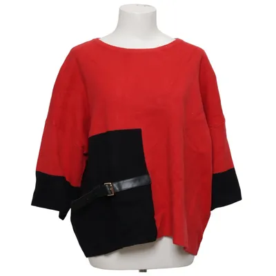 Sweater (Rød, Sort) fra Beauty Women Elastan, Polyamid, Viscose