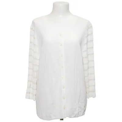 Cardigan (Blanc) de Lucia Acrylique, Polyamide, Viscose