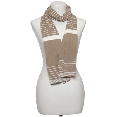 Écharpe (Marron, Blanc) de Atelier Creation Cachemire, Coton