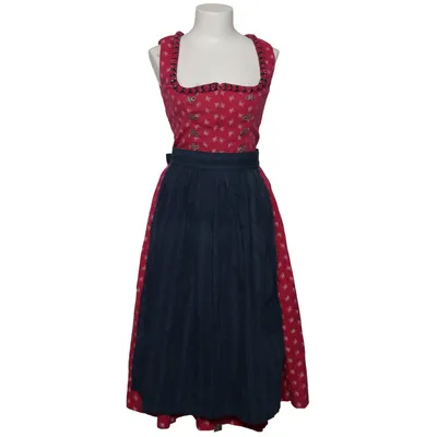 Dirndl (Röd, Blå) från Almsach Bomull