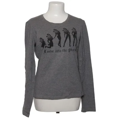 Långärmad t-shirt (Grå) från Phard Bomull, Elastan