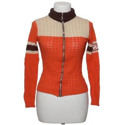 Cardigan (Orange, Beige, Brown) from Bleifrei Acrylic, Cotton
