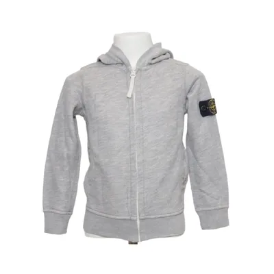 Sweat à capuche (Gris) de Stone Island Junior Coton, Polyester