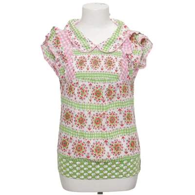 Haut (Vert, Rose, Blanc) de Blutsgeschwister Coton, Élasthane