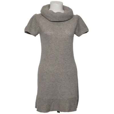 Rollkragenkleid (Grau) von Kaisely Acryl, Wolle