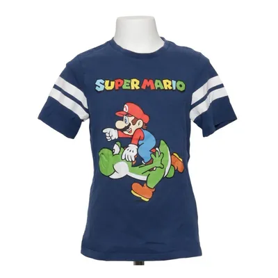 T-shirt (Blauw, Meerkleurig) van Super Mario Katoen
