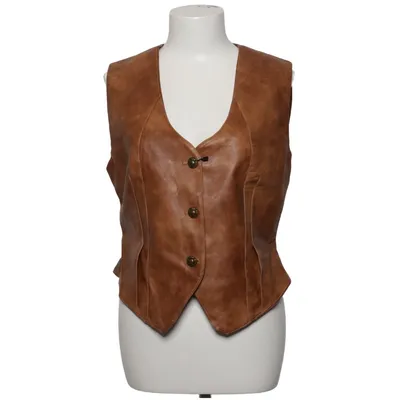 Leren vest (Bruin)