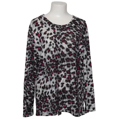 Langarmshirt (Grau, Schwarz, Pink) von Fashion Collection Baumwolle, Elasthan