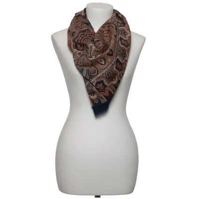 Scarf (Blå, Flerfärgad) från Kaschmir Ull